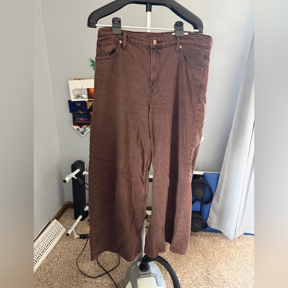GAP Dark Brown Wide Leg jeans